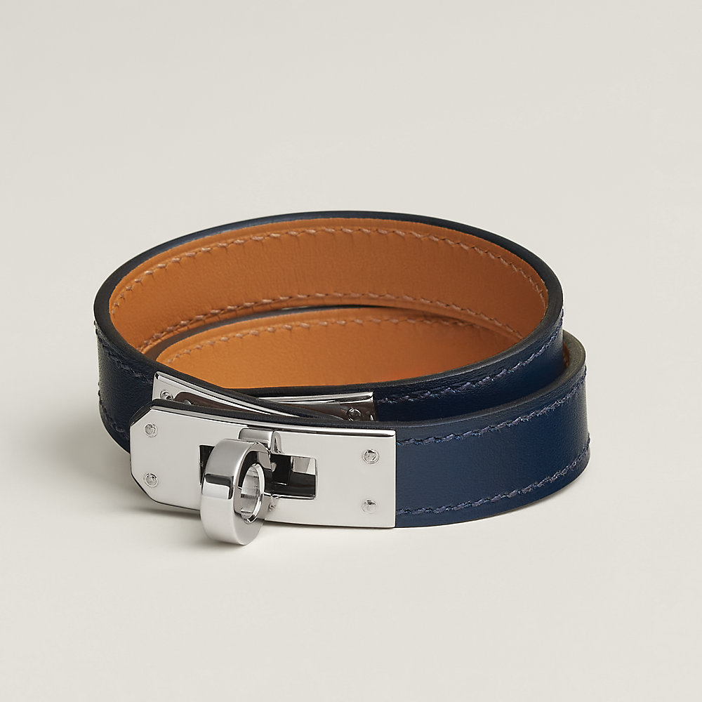 レザーブレスレット 《ケリー》 ドゥブルトゥール | Hermès - エルメス 