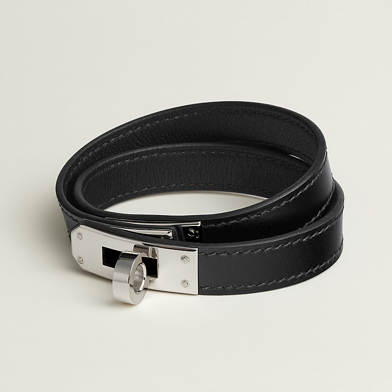 レザーブレスレット 《ケリー》 ドゥブルトゥール | Hermès - エルメス 