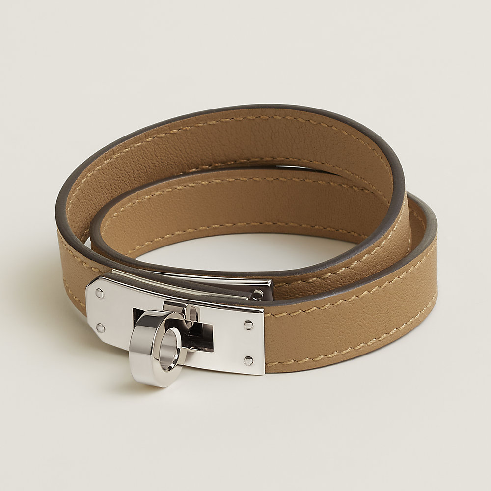 レザーブレスレット 《ケリー》 ドゥブルトゥール | Hermès - エルメス 