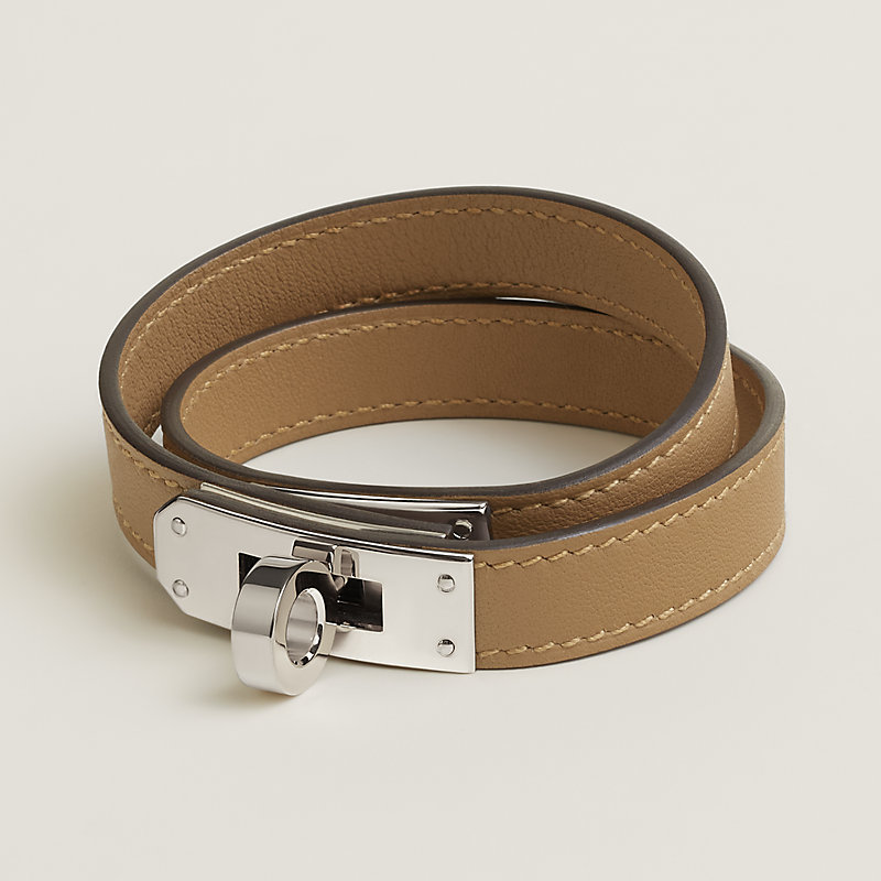 レザーブレスレット 《ケリー》 ドゥブルトゥール | Hermès - エルメス  