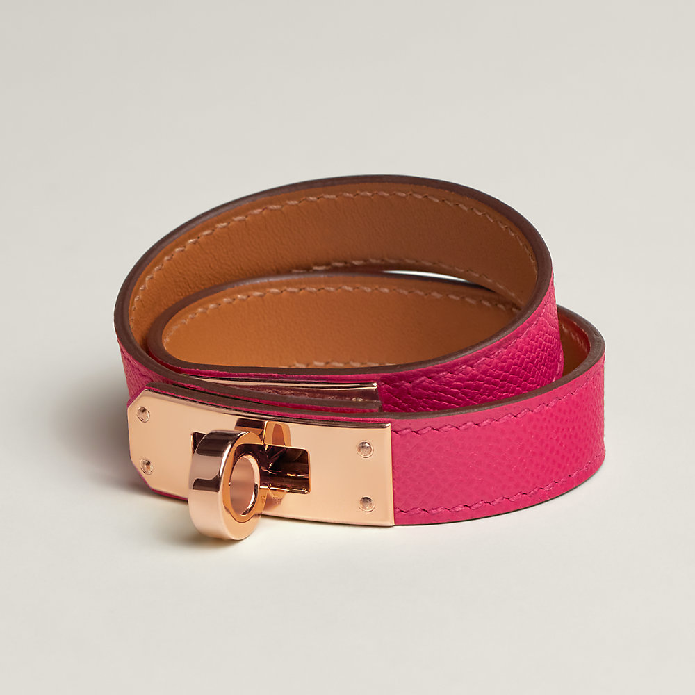 レザーブレスレット 《ケリー》 ドゥブルトゥール | Hermès - エルメス  