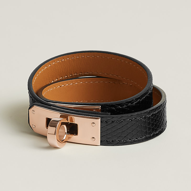 レザーブレスレット 《ケリー》 ドゥブルトゥール | Hermès - エルメス 