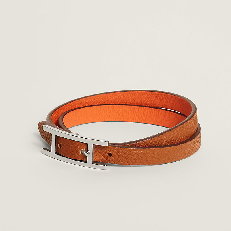 レザーブレスレット 《ビーアピ》 ドゥブルトゥール | Hermès  