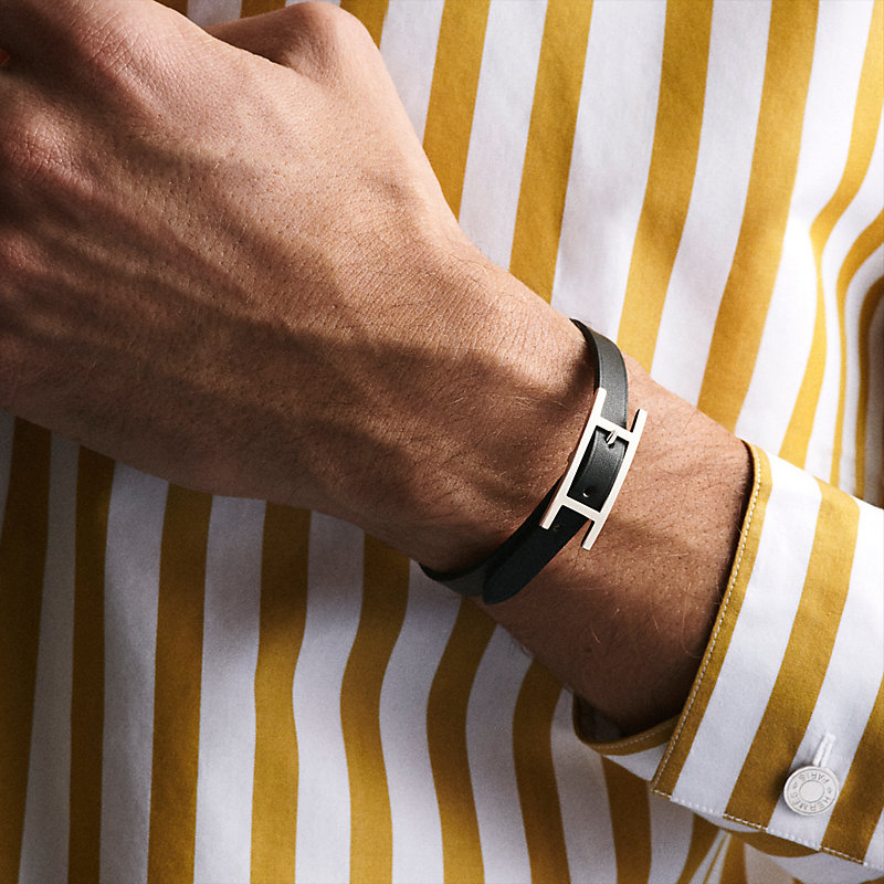 レザーブレスレット 《ビーアピ》 | Hermès - エルメス-公式サイト