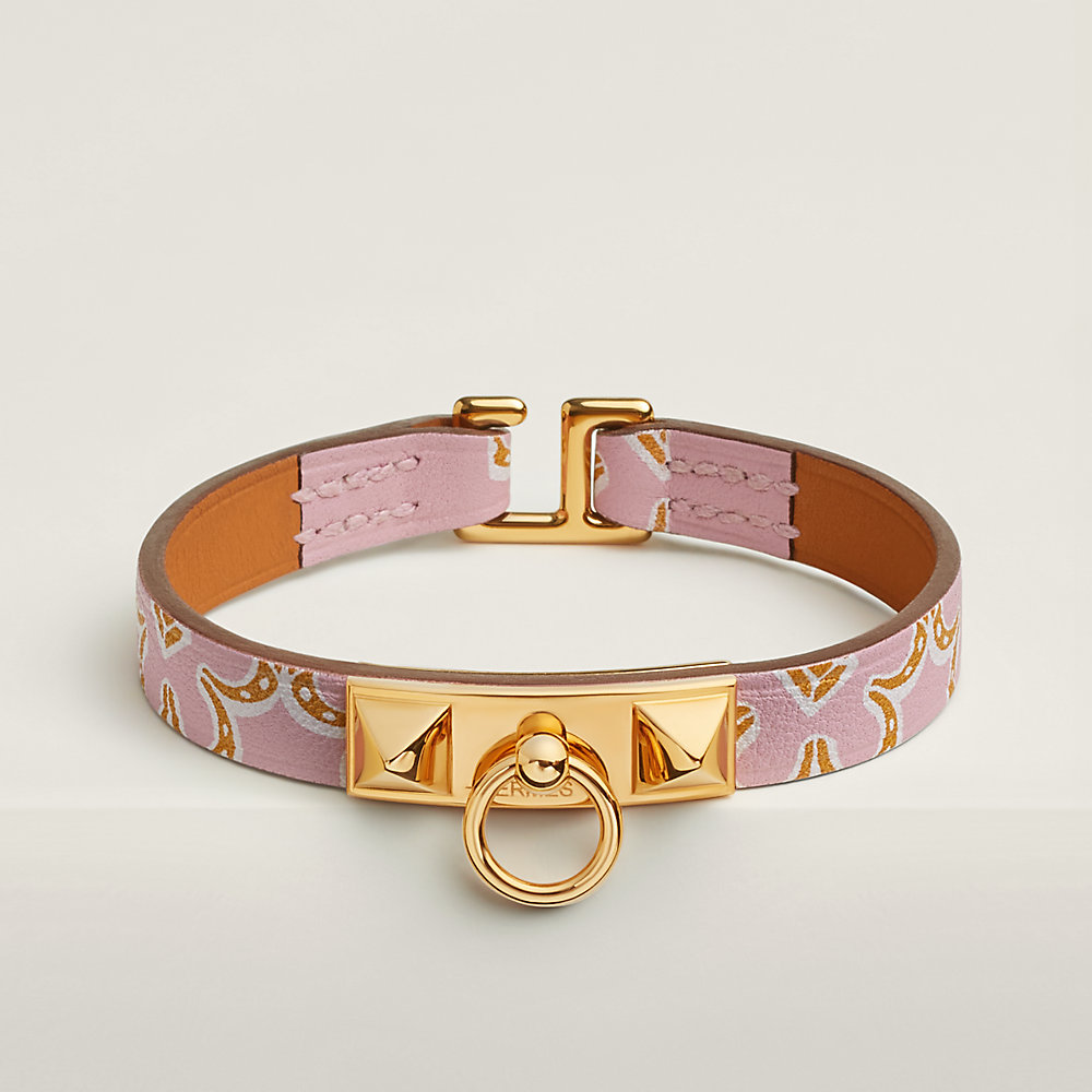 レザーブレスレット 《リヴァル・ミニ》 ラッキー・デイジー | Hermès 