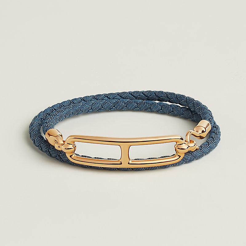エルメスブレスレット ブルー HERMES（ブルー・ネイビー/青色系）の 