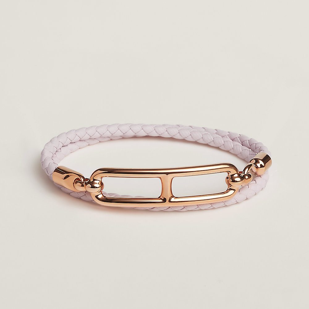 レザーブレスレット 《ルリ》 ドゥブルトゥール | Hermès - エルメス 