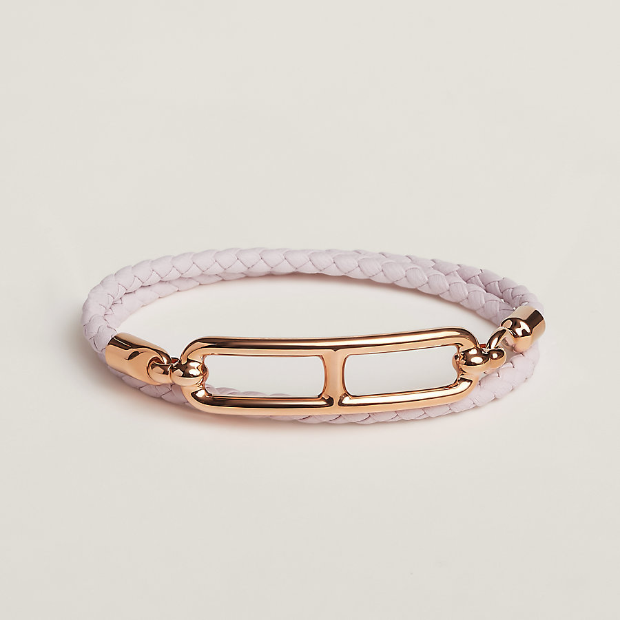 レザーブレスレット 《ルリ》 ドゥブルトゥール | Hermès - エルメス 