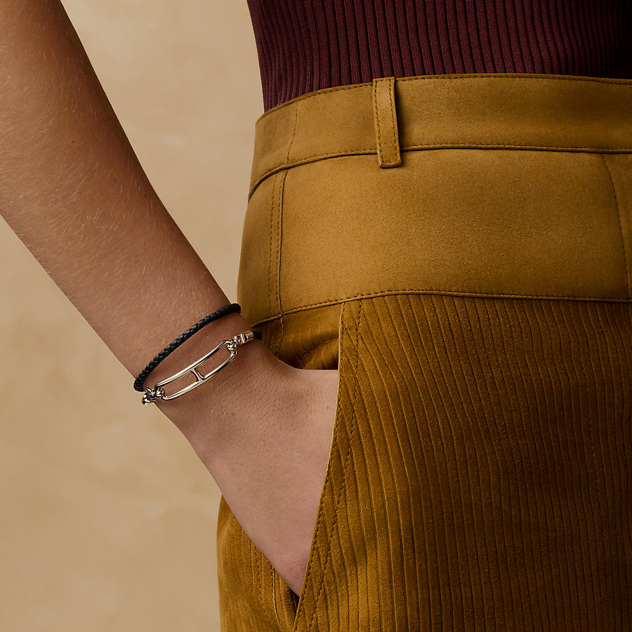 レザーブレスレット 《ルリ》 ドゥブルトゥール | Hermès - エルメス 