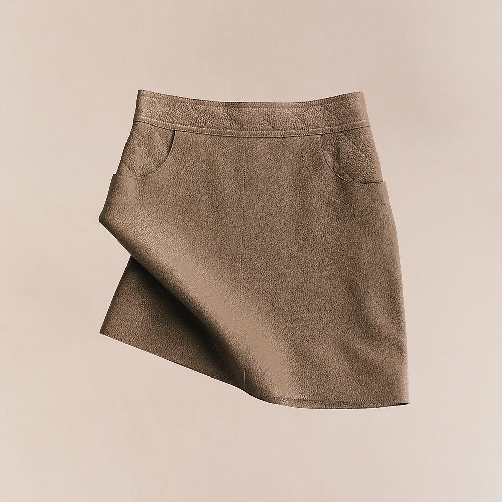 レザーミニスカート キルティングディテール | Hermès - エルメス-公式  