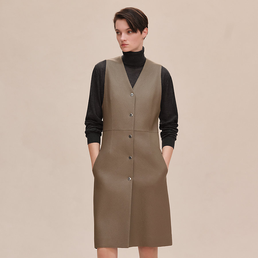 レザーロングジレ | Hermès - エルメス-公式サイト