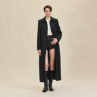 ロングコート - ブラック | Hermès - エルメス-公式サイト