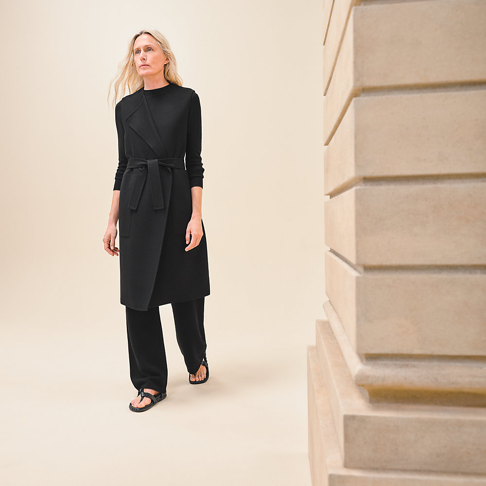 新古品】エルメス HERMES コート 23AW ロングジレ ロングベスト ロング  