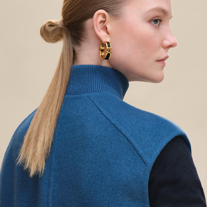 HERMES ツイルレーヌ ロングジレツイル サーベル飾 34 ロングジレ 