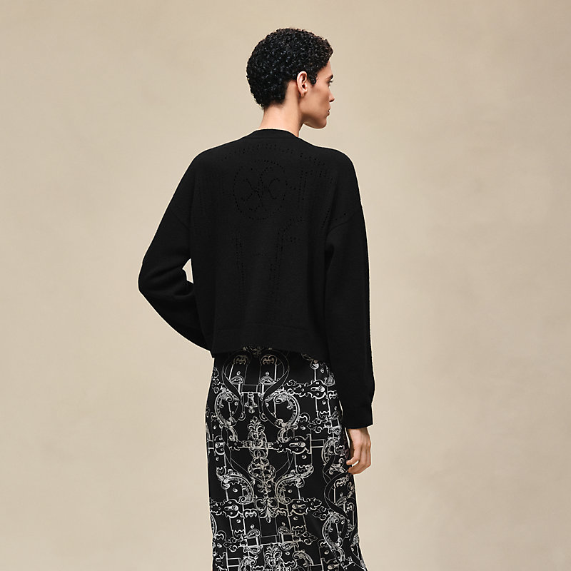 HERMES（エルメス） ロングスリーブニット Hリフト カシミヤ 36 