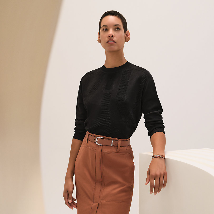 ロングスリーブニット 《コーチング・レリーフ》 | Hermès - エルメス  