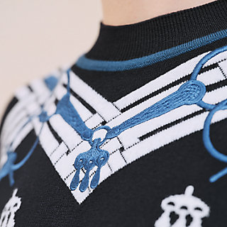 ロングスリーブニット 《馬銜》 刺繍入り | Hermès - エルメス-公式サイト