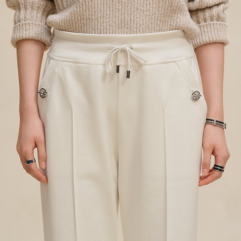 極 美品 HERMES エルメス ウール パンツ サイズ40 ボトムス レディース  