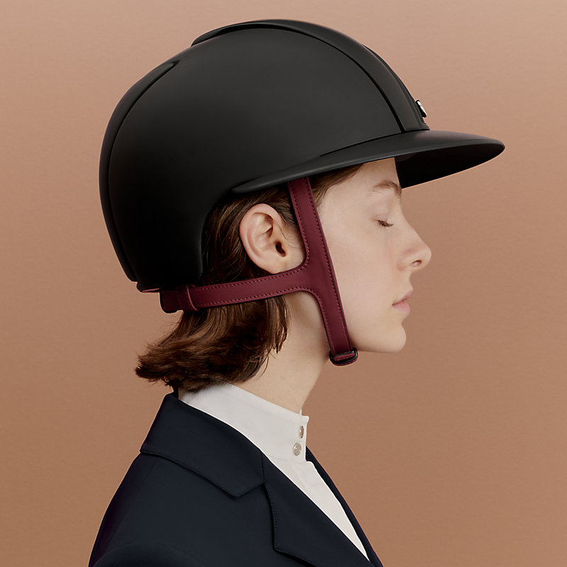 エルメス HERMES セリエ エオレ 乗馬 ヘルメット プラスチック ブラック