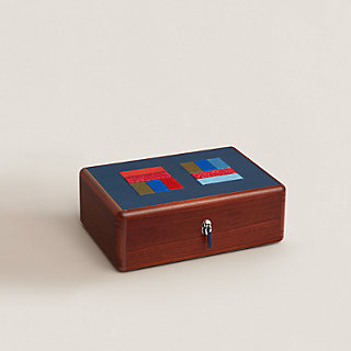 時計ボックス 《カザック》 時計6本＋カフリンクス用 GM | Hermès 