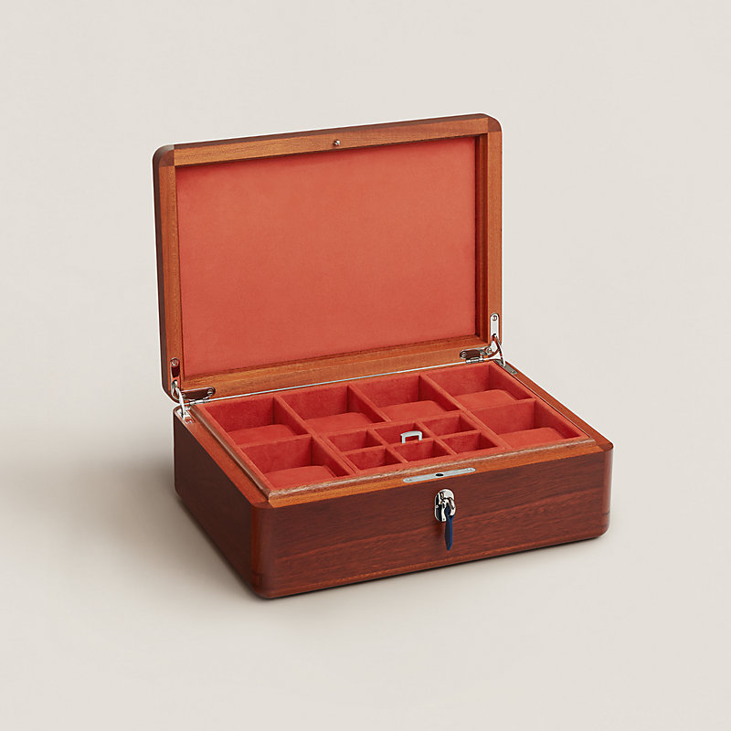 時計ボックス 《カザック》 時計6本＋カフリンクス用 GM | Hermès 