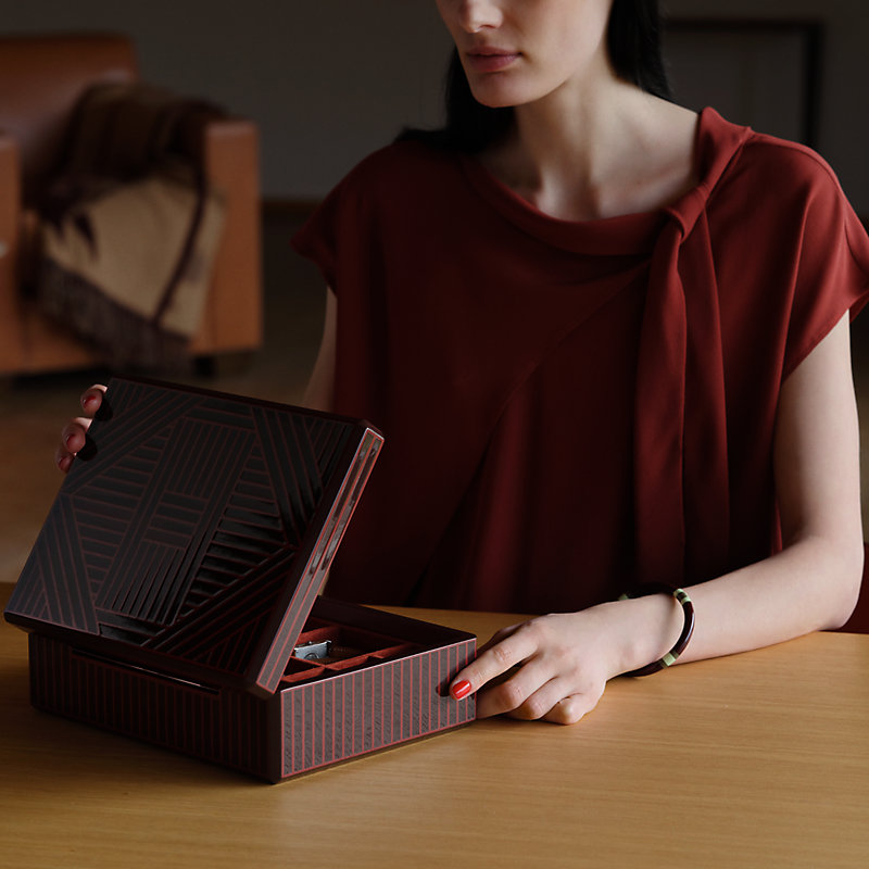 時計＆リングボックス 《ファセット/Hリュバン》 | Hermès - エルメス  