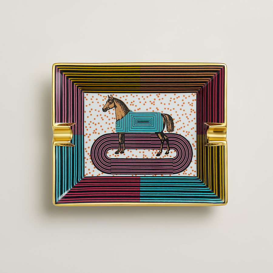 美品【HERMES】ツイリー ガルドローブポップ グレー 刺繍 （ツイリー 