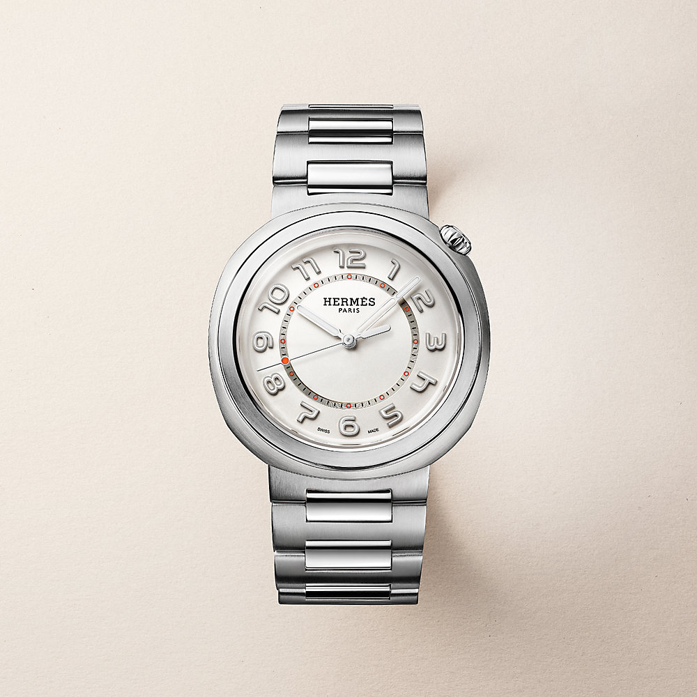 国内最安値‼️ エルメスカット GM36 18Kコンビ Hermes cut 腕時計 