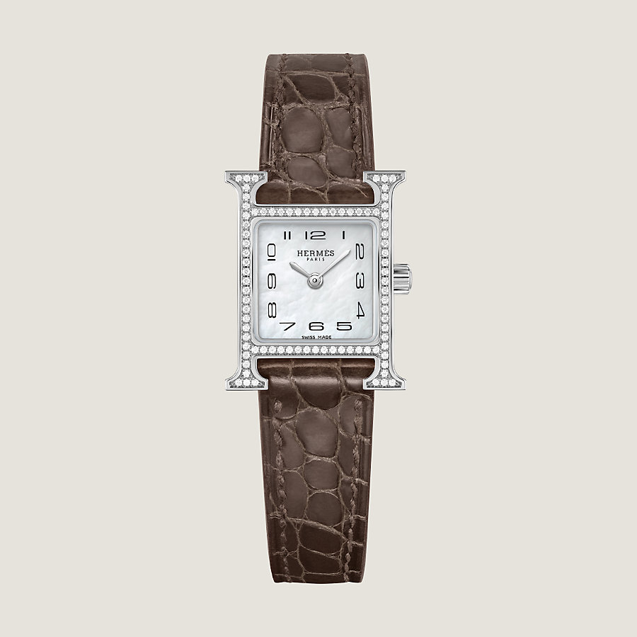 エルメス HERMES Hウォッチ レデース 腕時計 スモールPM25mm （腕時計 