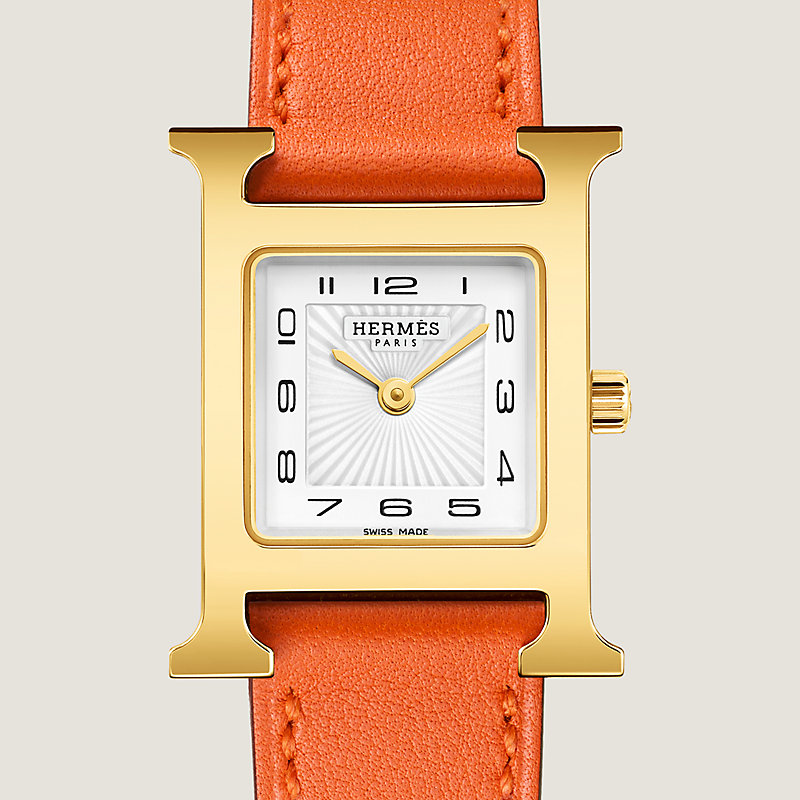 8/7まで限定！新品未使用HERMES HウォッチPM ゴールドベルト×シルバー 