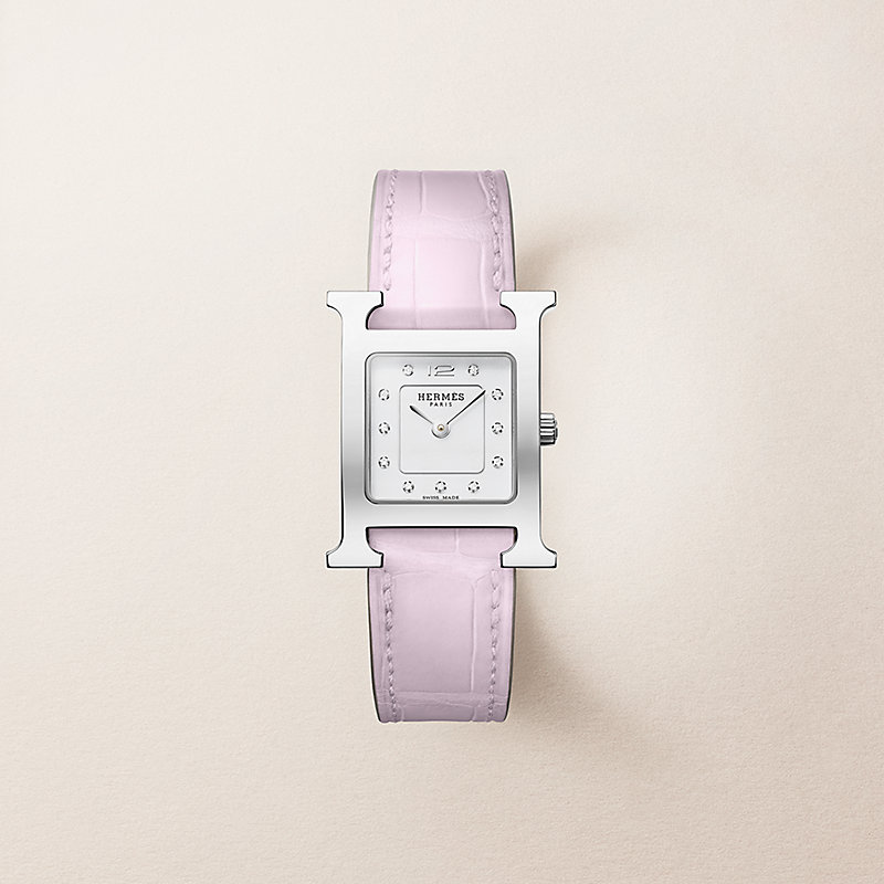 腕時計 《Hウォッチ》 PM 25 mm - マロン | Hermès - エルメス-公式サイト