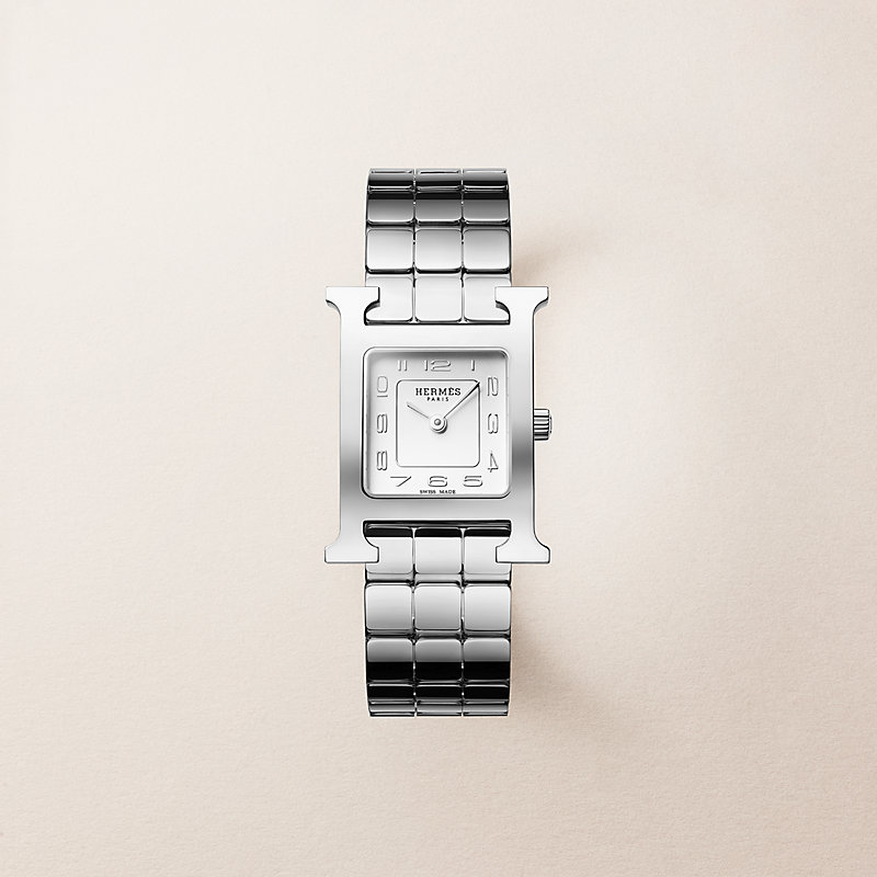 腕時計 《Hウォッチ》 PM 25 mm - グレー | Hermès - エルメス-公式サイト