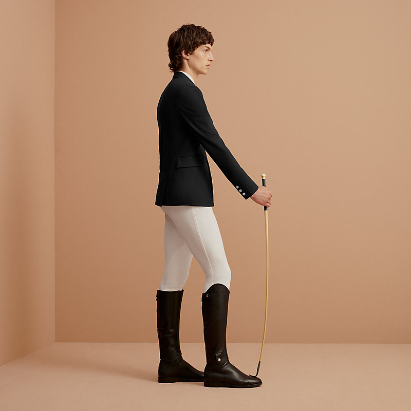 HERMES 乗馬 短鞭 レッド 驚か