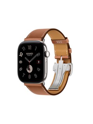 Band Apple Watch Hermès Single Tour 46&nbsp;mm Deployment Buckle, View: front, front, view 3 of 4