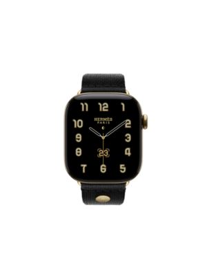 Band Apple Watch Hermès Single Tour 42&nbsp;mm Sangle Satin, View: front, front, view 4 of 4