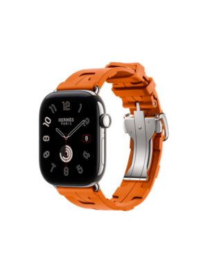 Band Apple Watch Hermès Single Tour 46&nbsp;mm Deployment Buckle Kilim, View: front, front, view 3 of 4