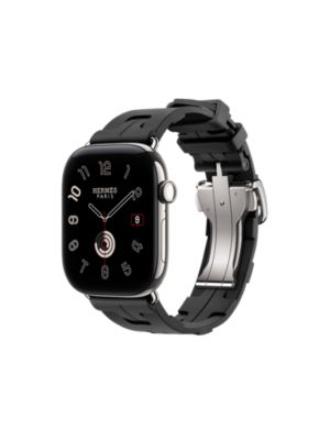 Band Apple Watch Hermès Single Tour 46&nbsp;mm Deployment Buckle Kilim, View: front, front, view 3 of 4
