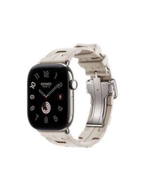 Band Apple Watch Hermès Single Tour 46&nbsp;mm Deployment Buckle Kilim, View: front, front, view 3 of 4