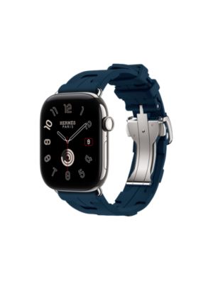 Band Apple Watch Hermès Single Tour 46&nbsp;mm Deployment Buckle Kilim, View: front, front, view 3 of 4