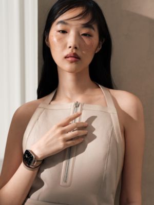 Series&nbsp;12 case & Band Apple Watch Hermès Double Tour 42&nbsp;mm Attelage, View: Worn, worn, view 2 of 3