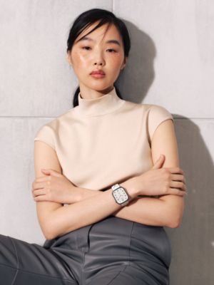 Series&nbsp;12 case & Band Apple Watch Hermès Single Tour 42&nbsp;mm Clou Medor Rock, View: Worn, worn, view 2 of 3