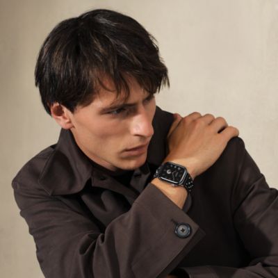 Band Apple Watch Hermès Single Tour 46 mm Clou Medor Rock | Hermès USA