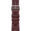 Series 11 case & Band Apple Watch Hermès Double Tour 42 mm Attelage, bordeaux