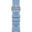 Apple Watch Hermès 42&nbsp;mm Single Tour錶帶, 粉彩藍