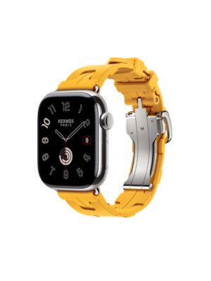 Band Apple Watch Hermès Single Tour 42&nbsp;mm Deployment Buckle Kilim, View: front, front, view 3 of 4