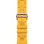 Apple Watch Hermès シンプルトゥール 《ツイル・ジャンプ/アトラージュ》 42&nbsp;mm, イエロー