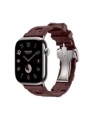 Band Apple Watch Hermès Single Tour 46&nbsp;mm Deployment Buckle Kilim, View: front, front, view 3 of 4