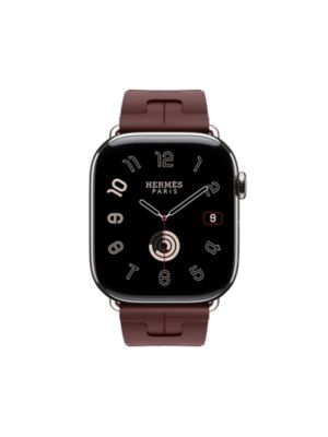 Band Apple Watch Hermès Single Tour 46&nbsp;mm Deployment Buckle Kilim, View: front, front, view 4 of 4