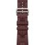 Band Apple Watch Hermès Single Tour 46&nbsp;mm Grand H, bordeaux, We will notify you when this product is back in stock