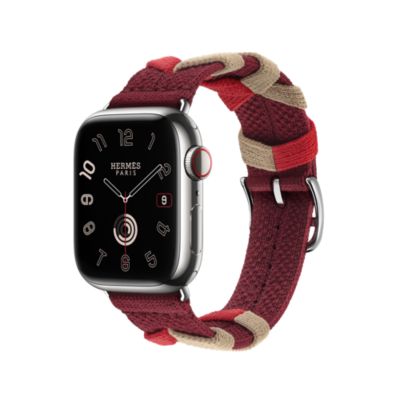 Band Apple Watch Hermès Single Tour 41 mm Bridon | Hermès USA